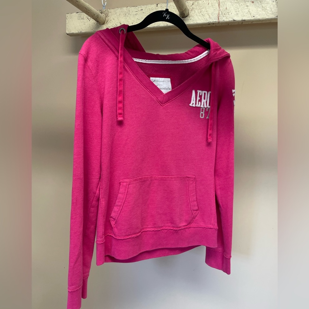Brand: Aeropostale, pink sweatshirt size large